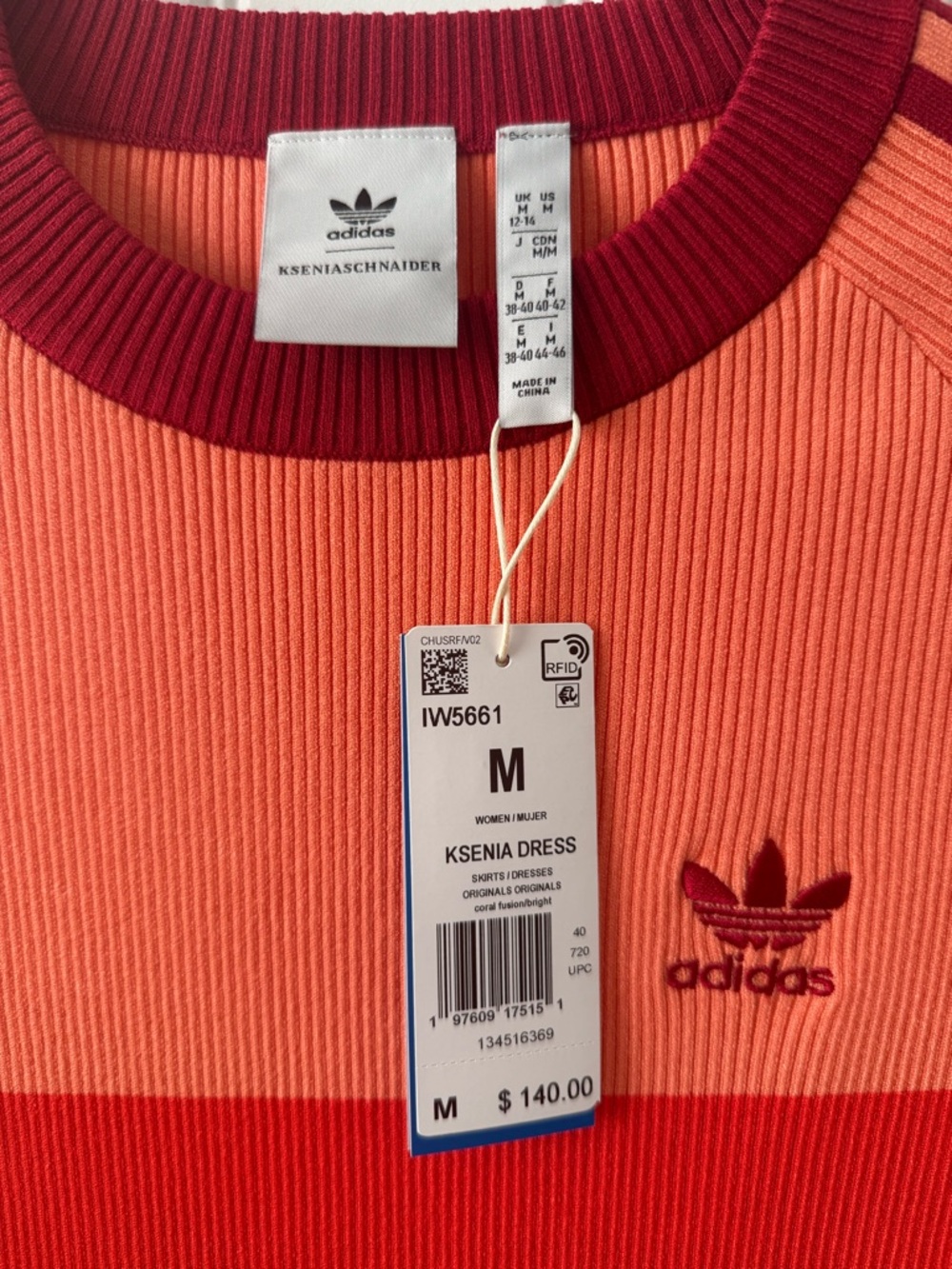 New with tags adidas x Ksenia Schnaider Midi Dress - Picture 6 of 8